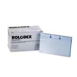 Rolodex Corporation Card Protectors, For 3 x 5 Rotary Cards, Clear, 250 Sleeves Per Box