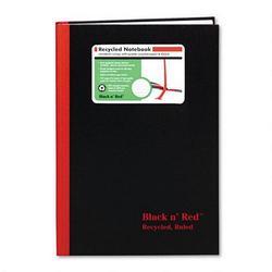 JOHN DICKINSON STATIONERY LTD. Casebound Notebook with Hardcover, Ruled, Black, 11 3/4 x 8 1/4 (JDKL67019)