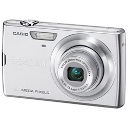 Casio Exilim Zoom EX-Z250 Digital Camera - Silver - 9.1 Megapixel - 16:9 - 4x Optical Zoom - 4x Digital Zoom - 3 Active Matrix TFT Color LCD