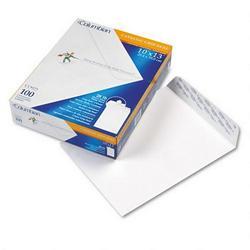 Westvaco Catalog Envelopes, 28 lb. White Wove, Grip Seal, 10 x 13, 100/Box