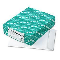 Quality Park Catalog Envelopes, Gummed, Park Ridge™ White Embossed, 28 lb., 9 x 12, 100/Box