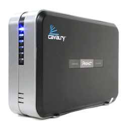 Cavalry Storage Cavalry 2TB USB 2.0 2-bay RAID External Hard Drive (CADT002U32A)