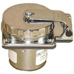 Charles Marine Charles 50 Amp 125 Volt Inlet - Chrome Plated Brass
