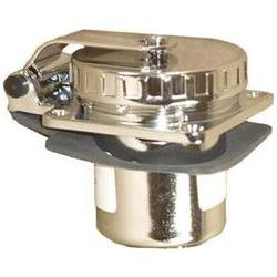 Charles Marine Charles 50 Amp 220 Volt International Inlet - Chrome