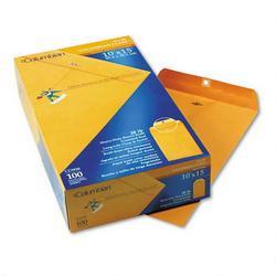 Westvaco Clasp Envelopes, Kraft, 10 x 15, 100/Box