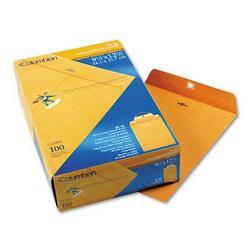 Westvaco Clasp Envelopes, Kraft, 9 1/2 x 12 1/2, 100/Box