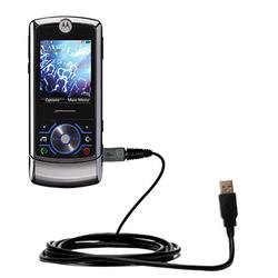 Gomadic Classic Straight USB Cable for the Motorola ROKR Z6C with Power Hot Sync and Charge capabilities - G