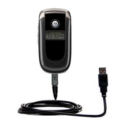 Gomadic Classic Straight USB Cable for the Motorola V197 with Power Hot Sync and Charge capabilities - Gomad