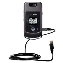 Gomadic Classic Straight USB Cable for the Motorola W755 with Power Hot Sync and Charge capabilities - Gomad