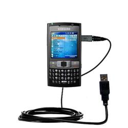 Gomadic Classic Straight USB Cable for the Samsung SGH-i780 with Power Hot Sync and Charge capabilities - Go