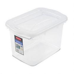 RubberMaid Clear Hanging File Tote, 10 1/2w x 16 1/4d x 11h