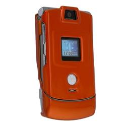 Eforcity Clip-On Case for Motorola RAZR V3 / V3c / V3m, Orange by Eforcity