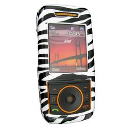 Eforcity Clip-On Case w/ Belt Clip for Samsung A737, Zebra by Eforcity