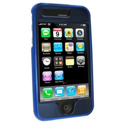 Eforcity Clip On Crystal Case for Apple iPhone 3G, Clear Blue by Eforcity