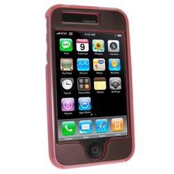Eforcity Clip On Crystal Case for Apple iPhone 3G, Clear Pink by Eforcity