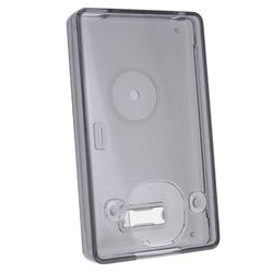 Eforcity Clip On Crystal Case w/ Belt Clip for Microsoft - Zune Gen2 80G, Clear Smoke by Eforcity