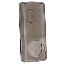 Eforcity Clip On Crystal Case w/ Belt Clip for SanDisk Sansa View, Smoke