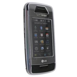 Eforcity Clip-on Case w/ Belt Clip for LG VX10000 Voyager, Clear by Eforcity