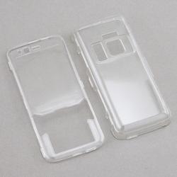 Eforcity Clip-on Crystal Case for Nokia N82, Clear by Eforcity
