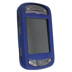 Eforcity Clip-on Rubber Coated Case for HTC PPC-6800 /PPC 6800 / Mogul / XV6800 / P4000, Blue by Eforcity