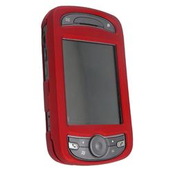 Eforcity Clip-on Rubber Coated Case for HTC PPC-6800 /PPC 6800 / Mogul / XV6800 / P4000, Red by Eforcity