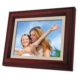 Coby Dp848-128 8.4 Metal Brown Mahogany Digital Photo Frame