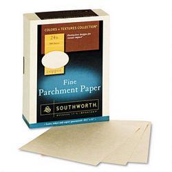 Southworth Company Colors+Textures Collection® Parchment Paper, 8 1/2x11, Copper, 24 lb., 500/Box
