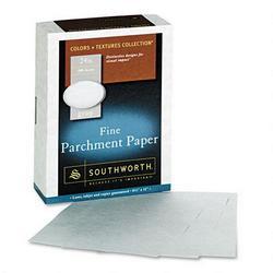 Southworth Company Colors+Textures Collection® Parchment Paper, 8 1/2x11, Gray, 24 lb., 500/Box