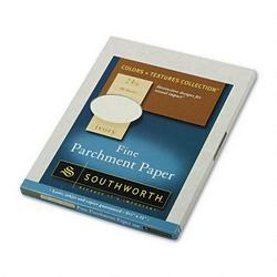 Southworth Company Colors+Textures Collection® Parchment Paper, 8 1/2x11, Ivory, 24 lb., 80/Pack