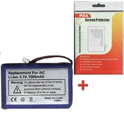 Osprey-Talon Combo 1600mAh Battery for Palm / PalmOne IIIC, 3.7V + Screen Protector