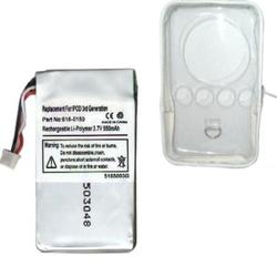 Osprey-Talon Combo 950mAh Battery for Apple iPod 3rd Generation E225846, 616-0159 + Skin Case(Translucent White)