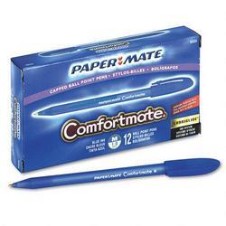 Papermate/Sanford Ink Company ComfortMate® Ball Pen, Medium Point, Blue Ink