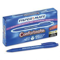 Papermate/Sanford Ink Company ComfortMate® Retractable Ball Pen, 1.0mm, Blue Ink