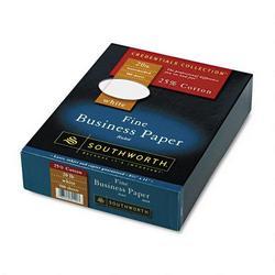 Southworth Company Credentials Collection 20 lb. Red Ruling White Business Paper, 8 1/2x11, 500 sheet