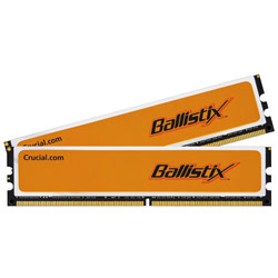CRUCIAL TECHNOLOGY Crucial Ballistix 2GB kit 240-pin DIMM DDR2 PC2-6400 Memory Module (1GB x 2) - BL2KIT12864AA80A