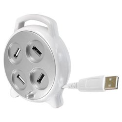 CTA DIGITAL INC. Cta Lt-s4u 4-port Usb Spin Reel