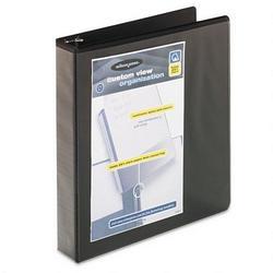 Wilson Jones/Acco Brands Inc. D Ring Vinyl View Binder, 1 1/2 Capacity, Black (WLJ38634B)