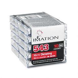 IMATION Dictation Microcassettes, 60 Minutes (30 x 2), 10/Pack