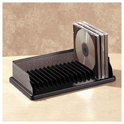 Rolodex Corporation DistinctionsCD Organizer/Shelf Desk Tray