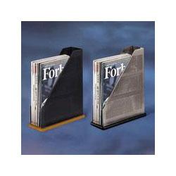 Rolodex Corporation Distinctions™ Magazine File, Metal/Black, 3 3/4w x 10 1/4d x 12 7/16h