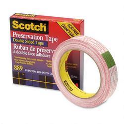 3M Double Coated Preservation Tape, 1 Core, 1/4 x 36 Yard Roll