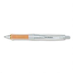 Pilot Corp. Of America Dr. Grip™ Center of Gravity Retractable Ballpoint Pen, Orange/Clear Barrel