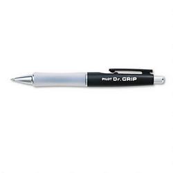 Pilot Corp. Of America Dr. Grip™ Retractable Ballpoint Pen, Black/Black Barrel