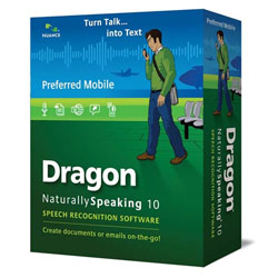 NUANCE COMMUNICATIONS Dragon NaturallySpeaking 10 Preferred Mobile