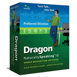 NUANCE COMMUNICATIONS Dragon NaturallySpeaking 10 Preferred Wireless