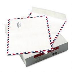 Quality Park DuPont™ Tyvek® Airmail Envelopes, White, Red & Blue Border, 100/Box, 10 x 13