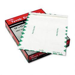 Quality Park DuPont™ Tyvek® Catalog/Open End Envelopes, 100/Box, 12x15 1/2, 1st Class, White