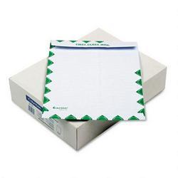 Mead Westvaco Duralok® Security Tint Open End 1st Class Flat Envelopes, 10x13, White, 100/Box