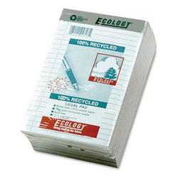 Riverside Paper Ecology Premium Recycled Legal Pads, 5 x 8 , Blue-Gray, Wide Rule