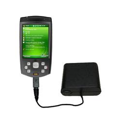 Gomadic Emergency AA Battery Charge Extender for the HTC P6500 - Brand w/ TipExchange Technology